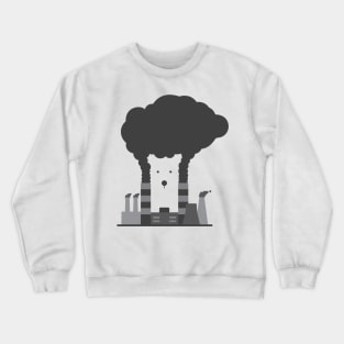 Save the polar bears, save the world! Crewneck Sweatshirt